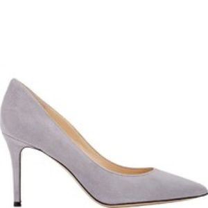 Barneys New York | Nataly Gray Suede Heels